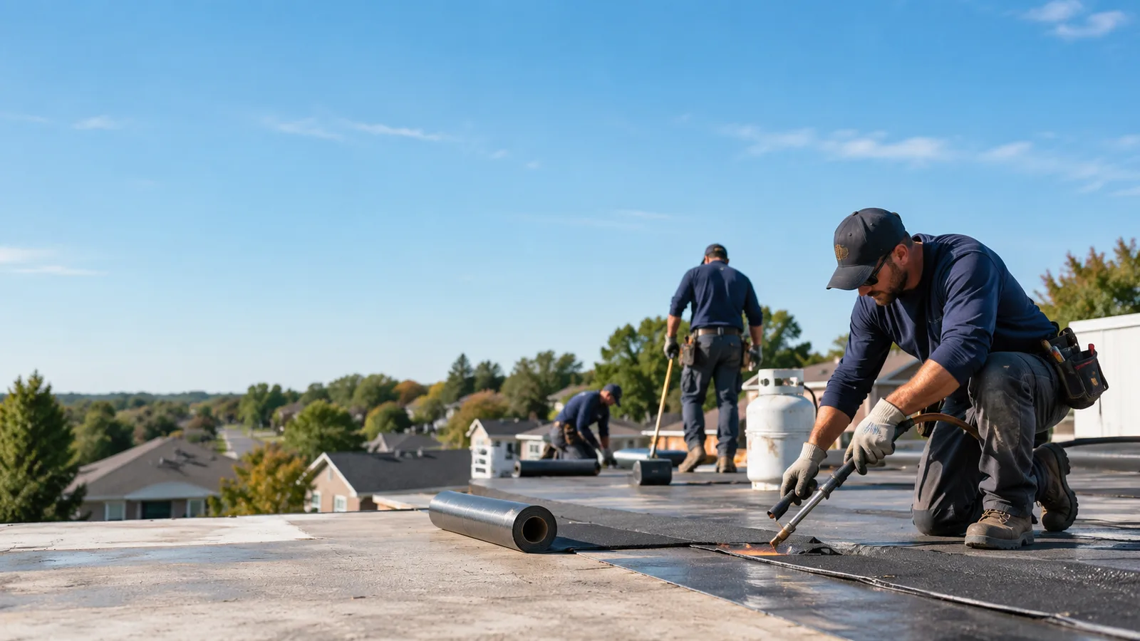 Flat Roof Leak Repair providers in Sesser, IL